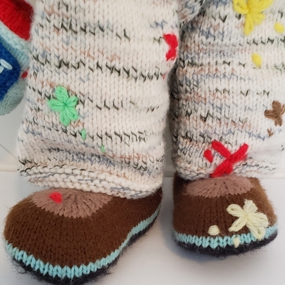 VINTAGE Jean Greenhowe Knitted Clown Doll Painter - Picture 6 of 11